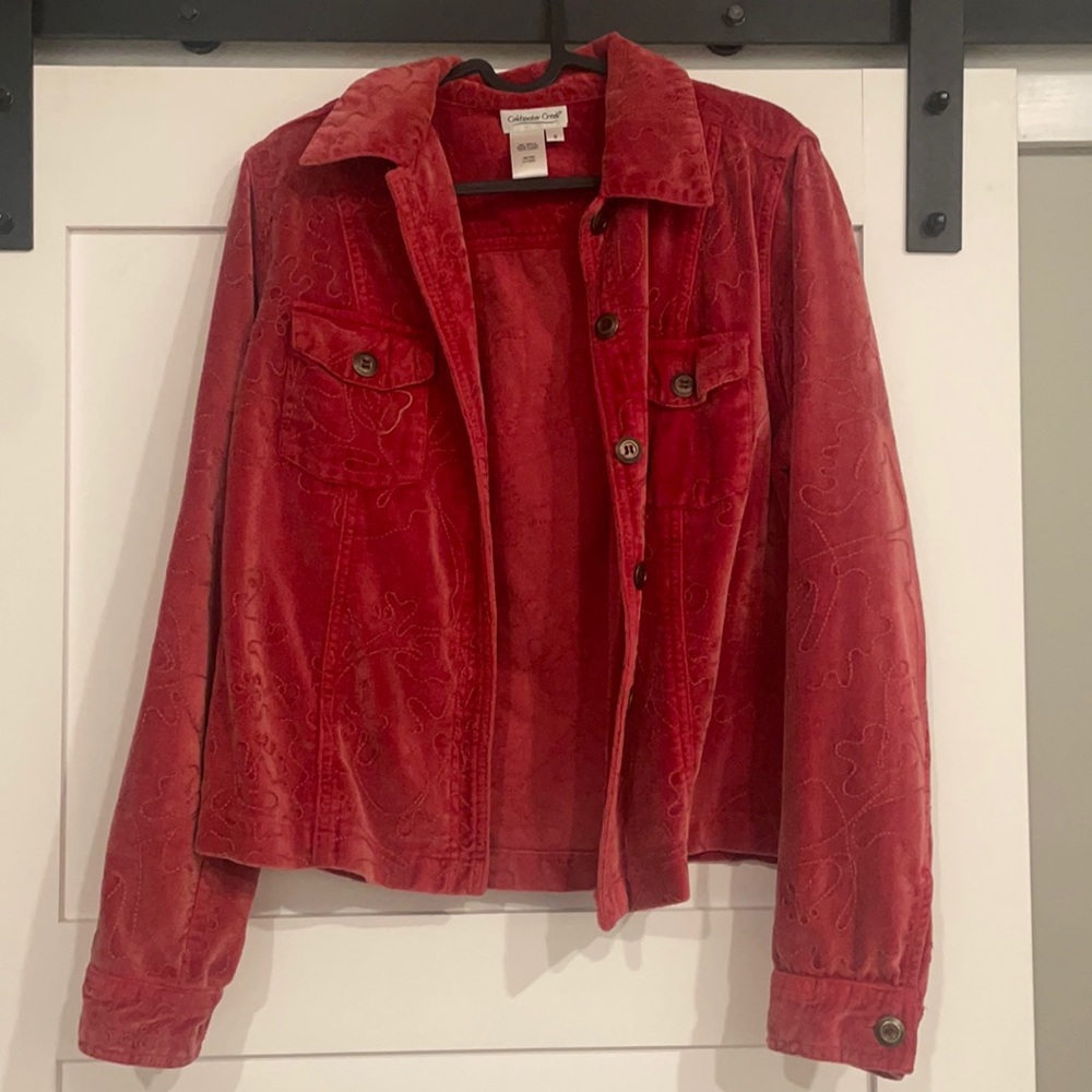 Red jacket